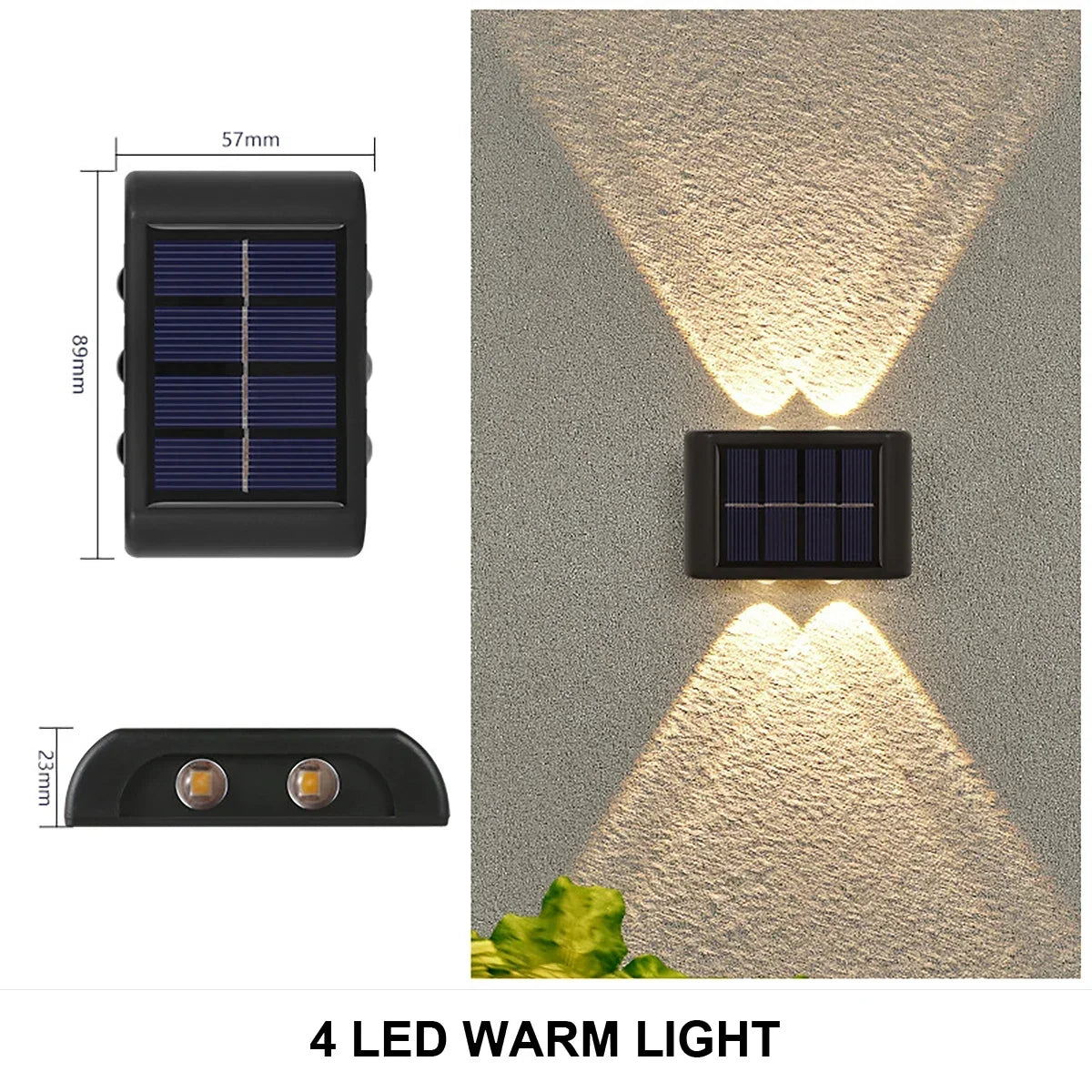 Luminaire Mural Extérieur Solaire