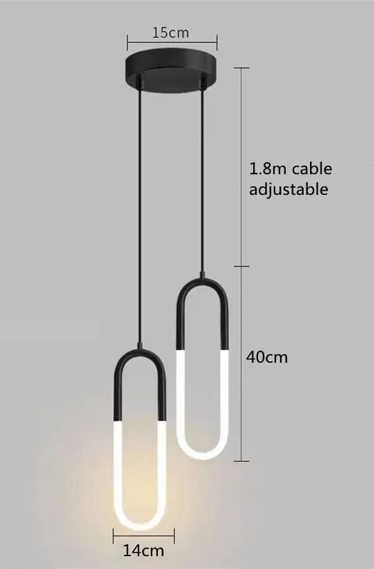Luminaires suspendus LED Verre & Métal