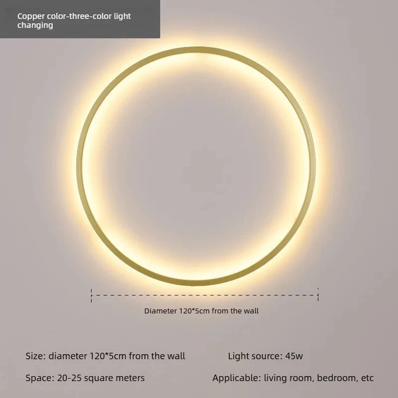 Applique Murale LED Cercle – Style Minimaliste