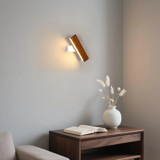 Duo de Luminaires Muraux en Bois