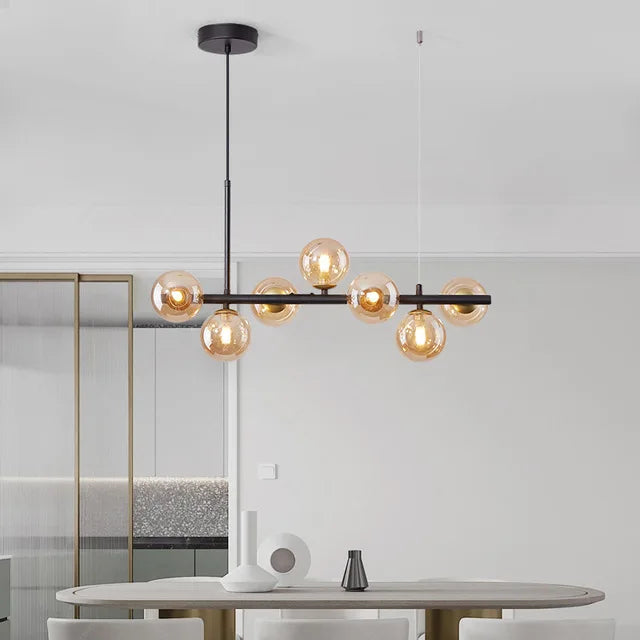 Luminaire Suspendu Boule de Verre