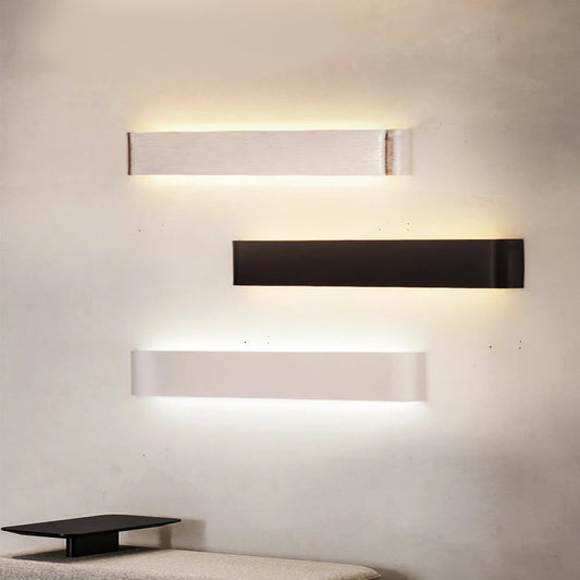 Luminaire Mural LED Aluminium Brossé – Design Moderne