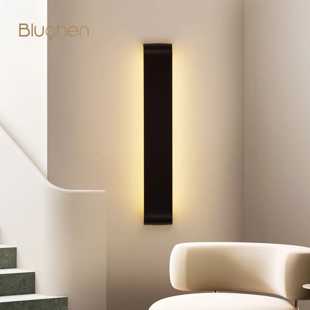 Luminaire Mural LED Aluminium Brossé – Design Moderne
