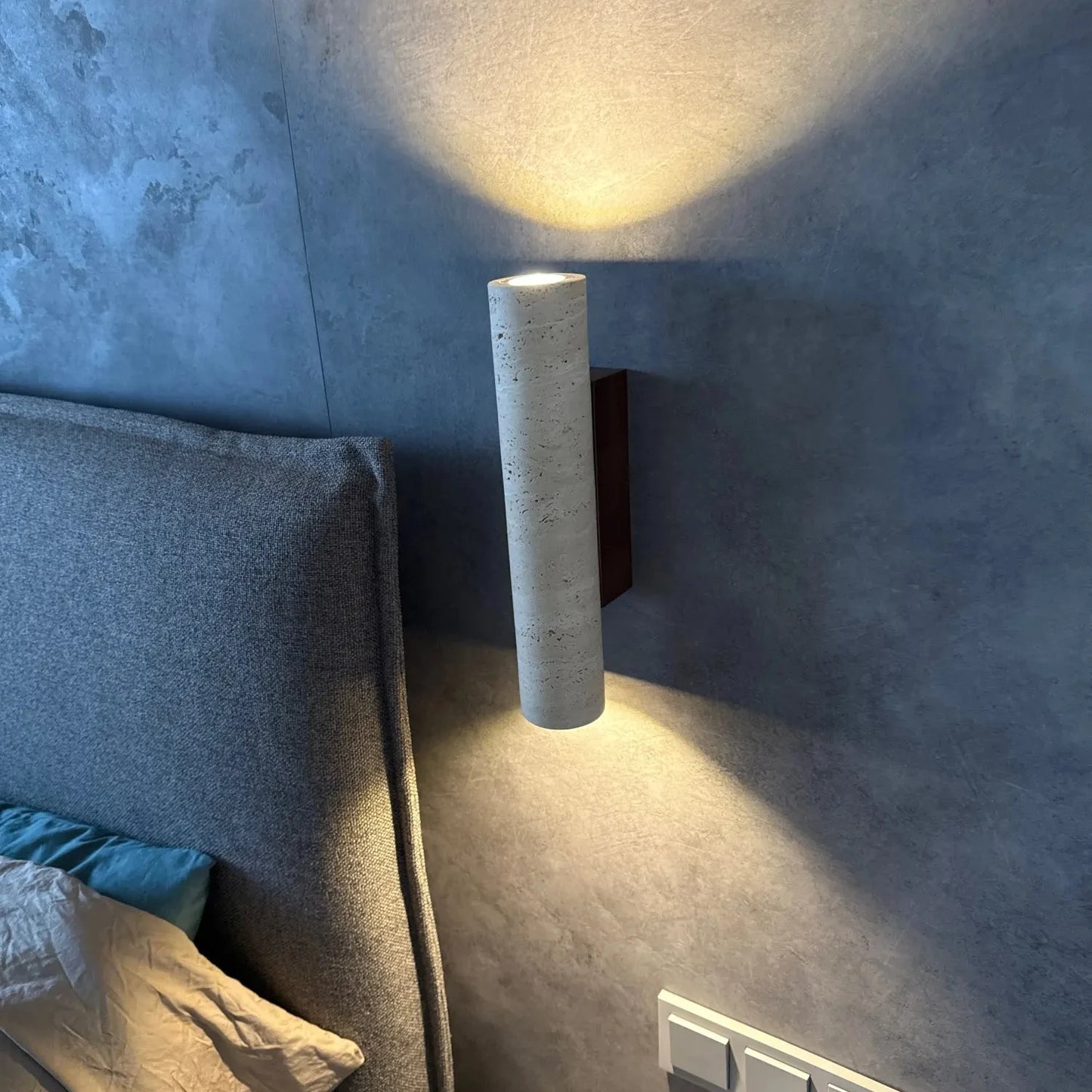 Luminaire Mural en Pierre Travertin