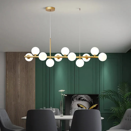 Luminaire Suspendu Boule de Verre