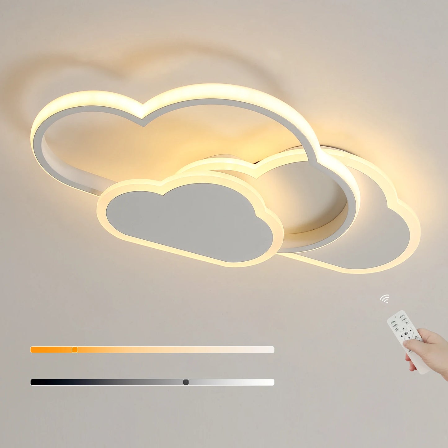 Plafonnier LED Nuage – Design Moderne 32W