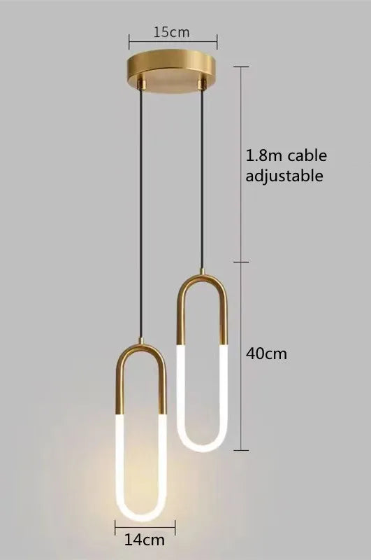 Luminaires suspendus LED Verre & Métal