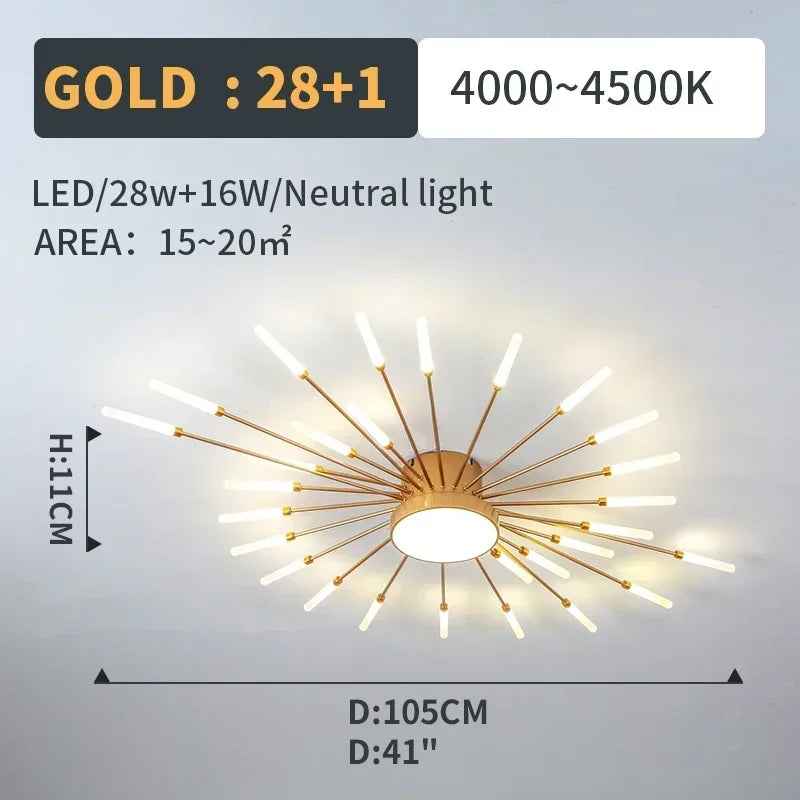 Plafonnier LED Moderne