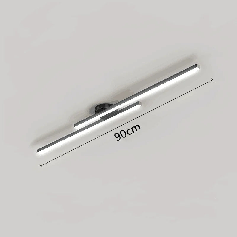 Plafonnier LED Aluminium Linéaire – Design Moderne
