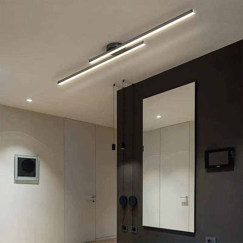 Plafonnier LED Aluminium Linéaire – Design Moderne