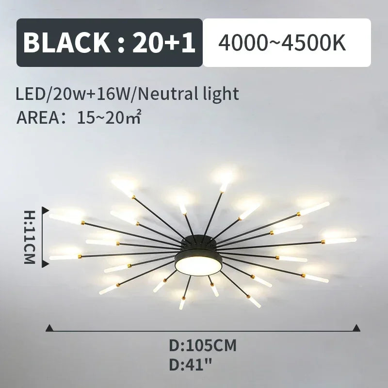 Plafonnier LED Moderne