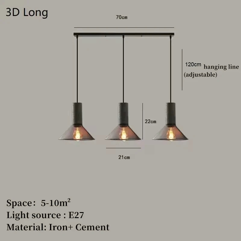 Luminaire Vintage Béton
