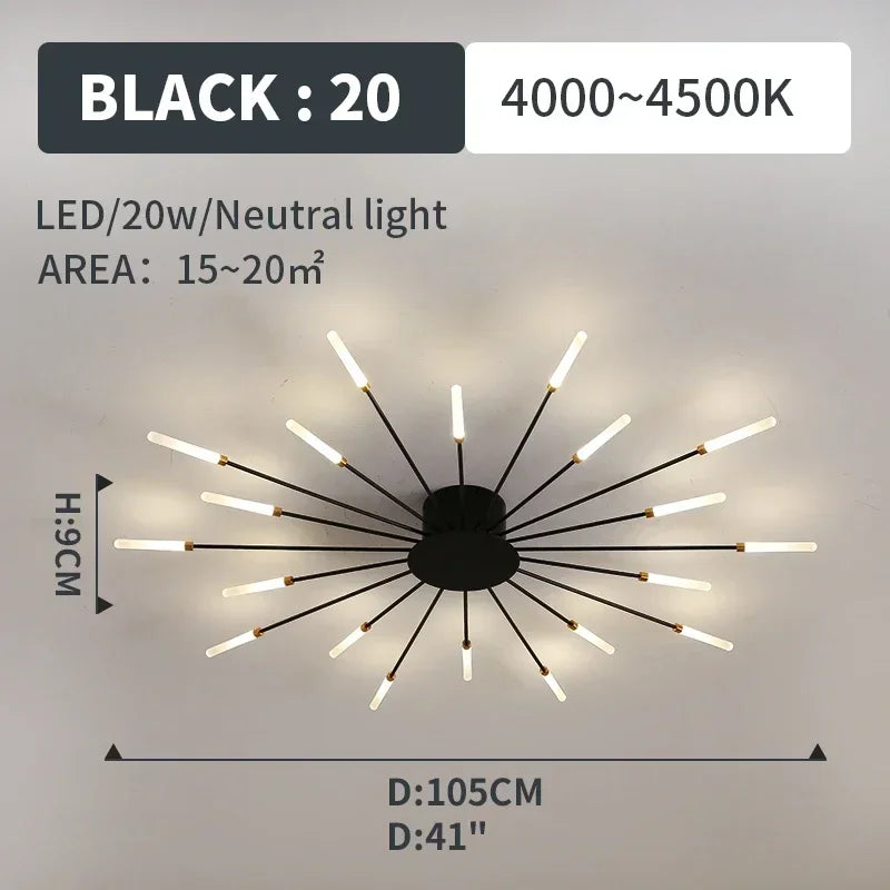 Plafonnier LED Moderne