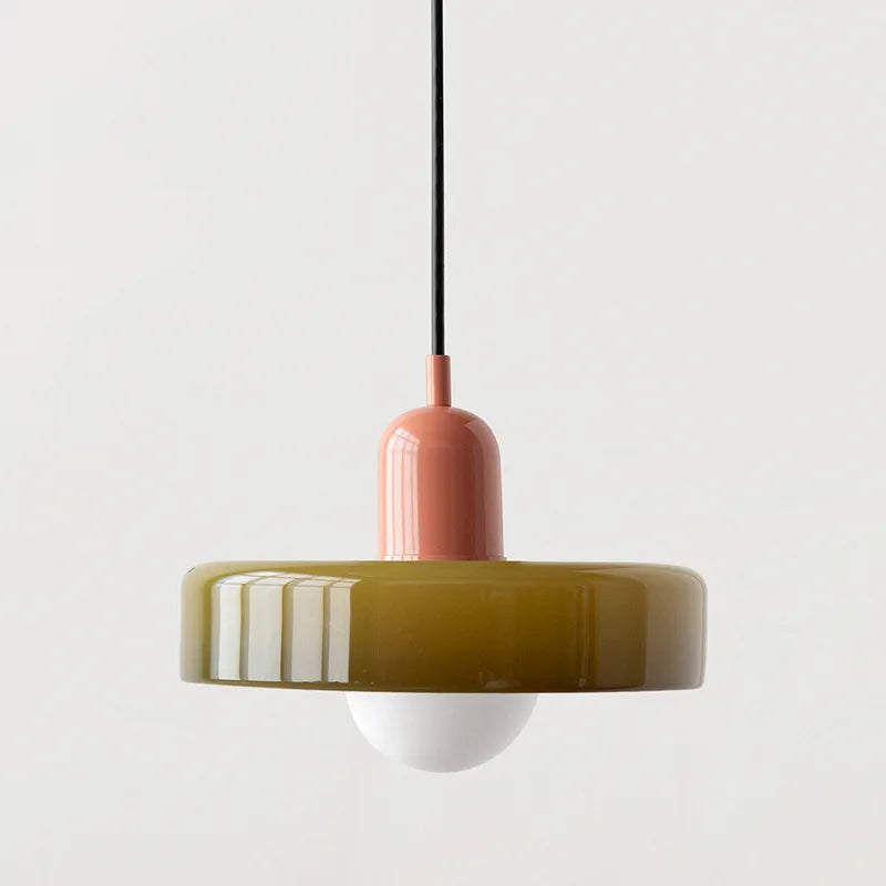 Luminaire Suspendu en Verre Style Bauhaus Nordic