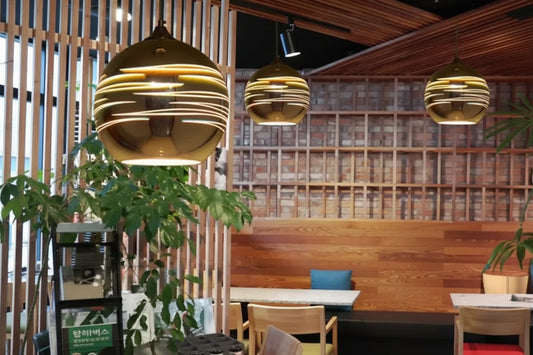 Luminaire Suspendu Boule Miroir Effet Planète