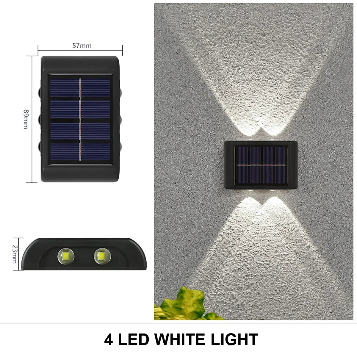 Luminaire Mural Extérieur Solaire