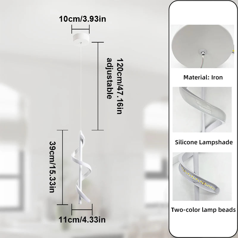 Luminaire Spiral LED