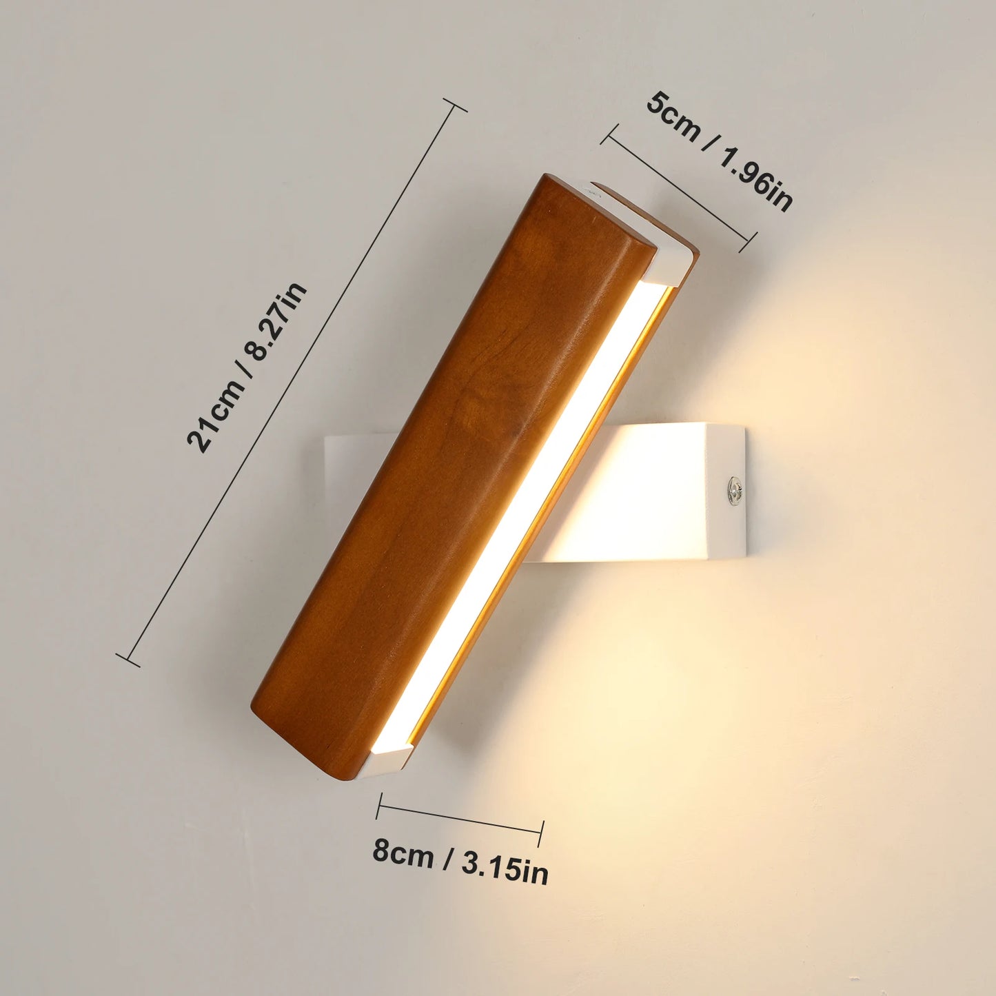 Duo de Luminaires Muraux en Bois
