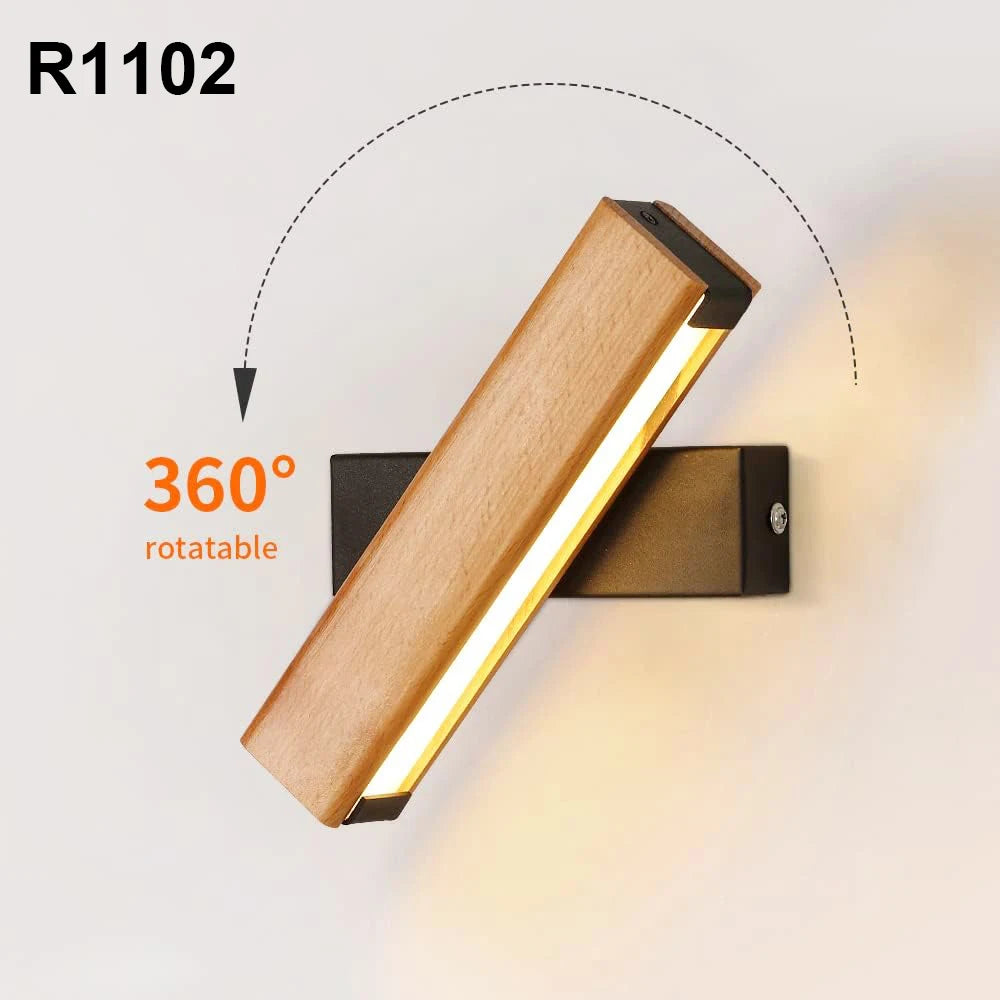 Duo de Luminaires Muraux en Bois