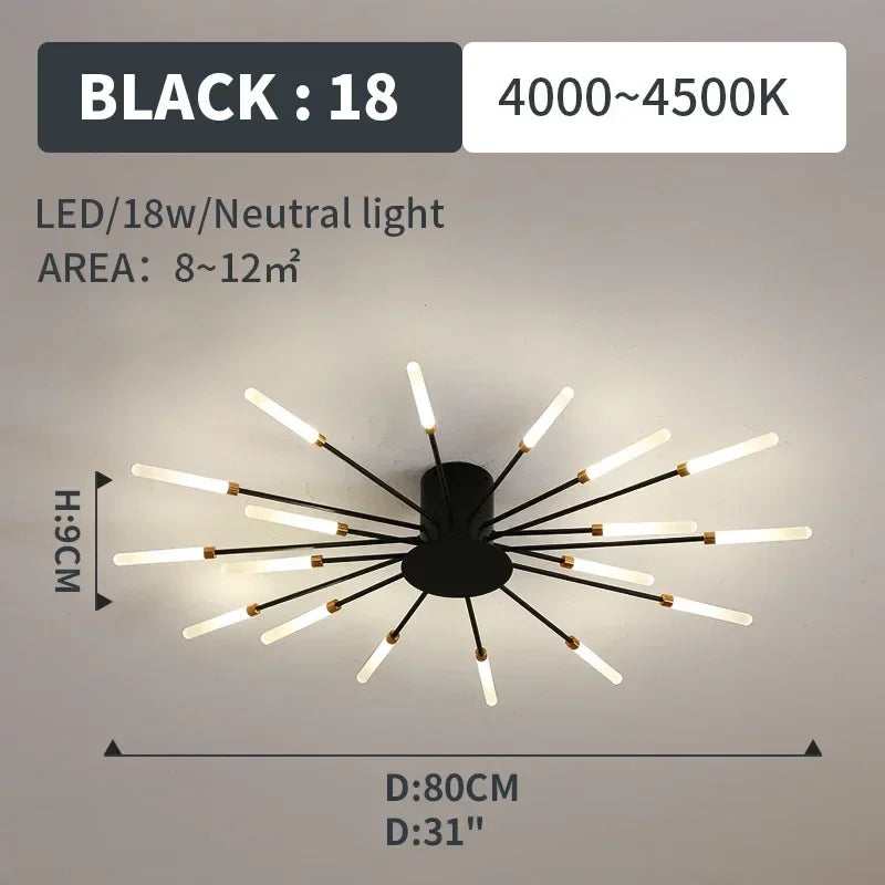 Plafonnier LED Moderne