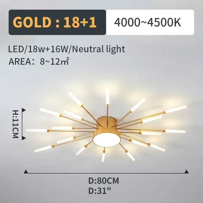 Plafonnier LED Moderne
