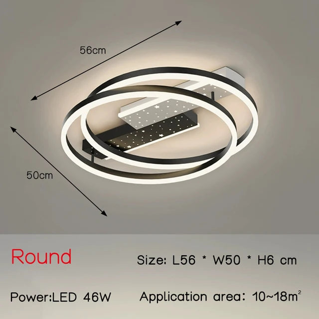 Plafonnier LED Luxe