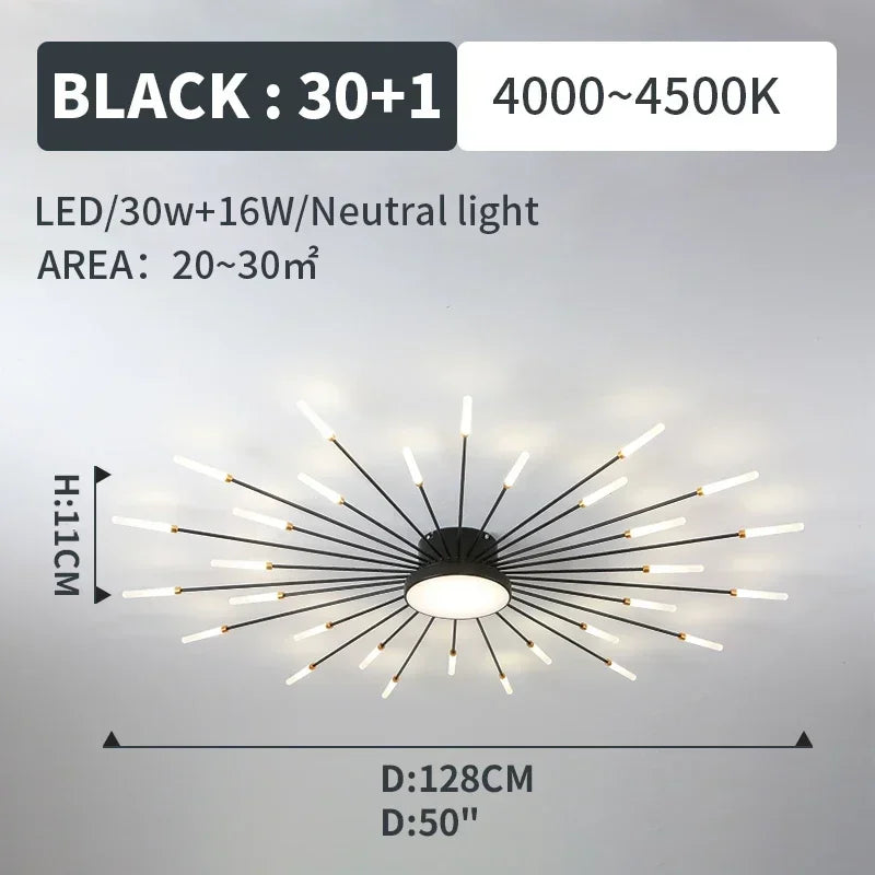Plafonnier LED Moderne