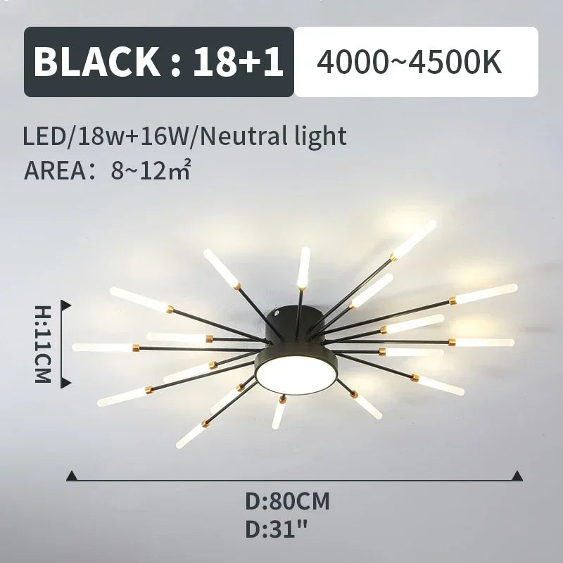 Plafonnier LED Moderne