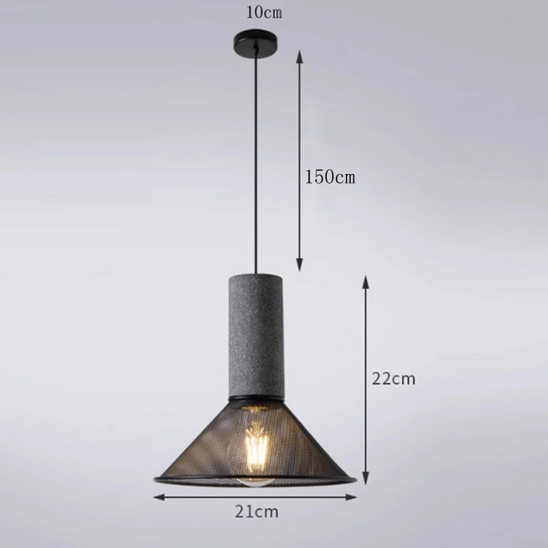 Luminaire Vintage Béton