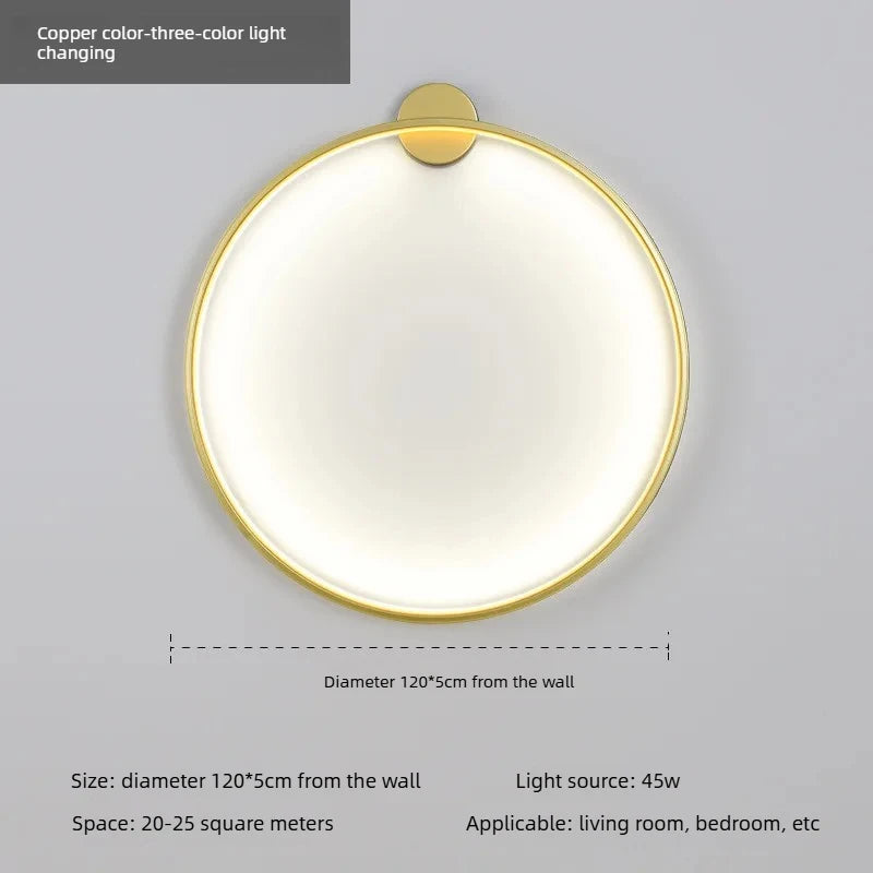Applique Murale LED Cercle – Style Minimaliste