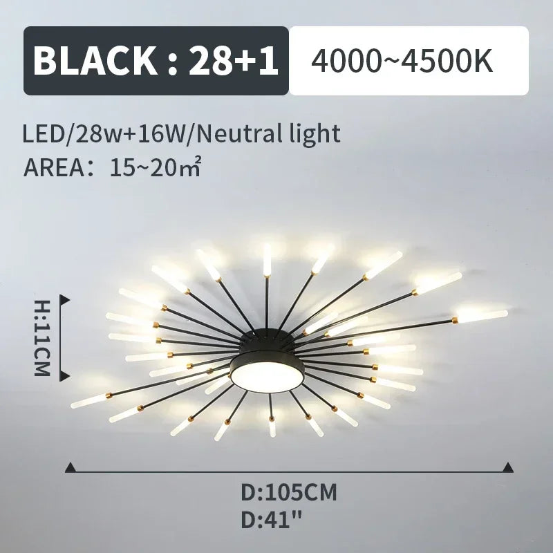 Plafonnier LED Moderne