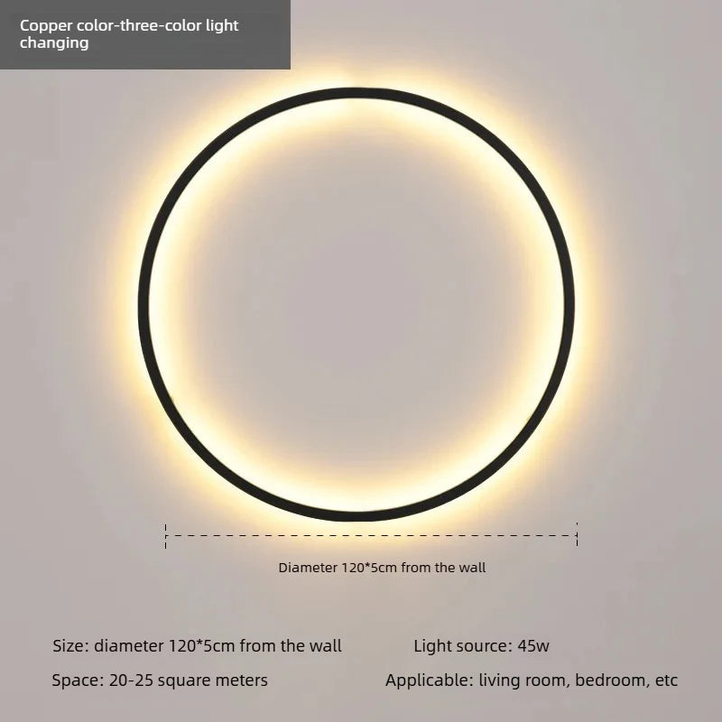 Applique Murale LED Cercle – Style Minimaliste