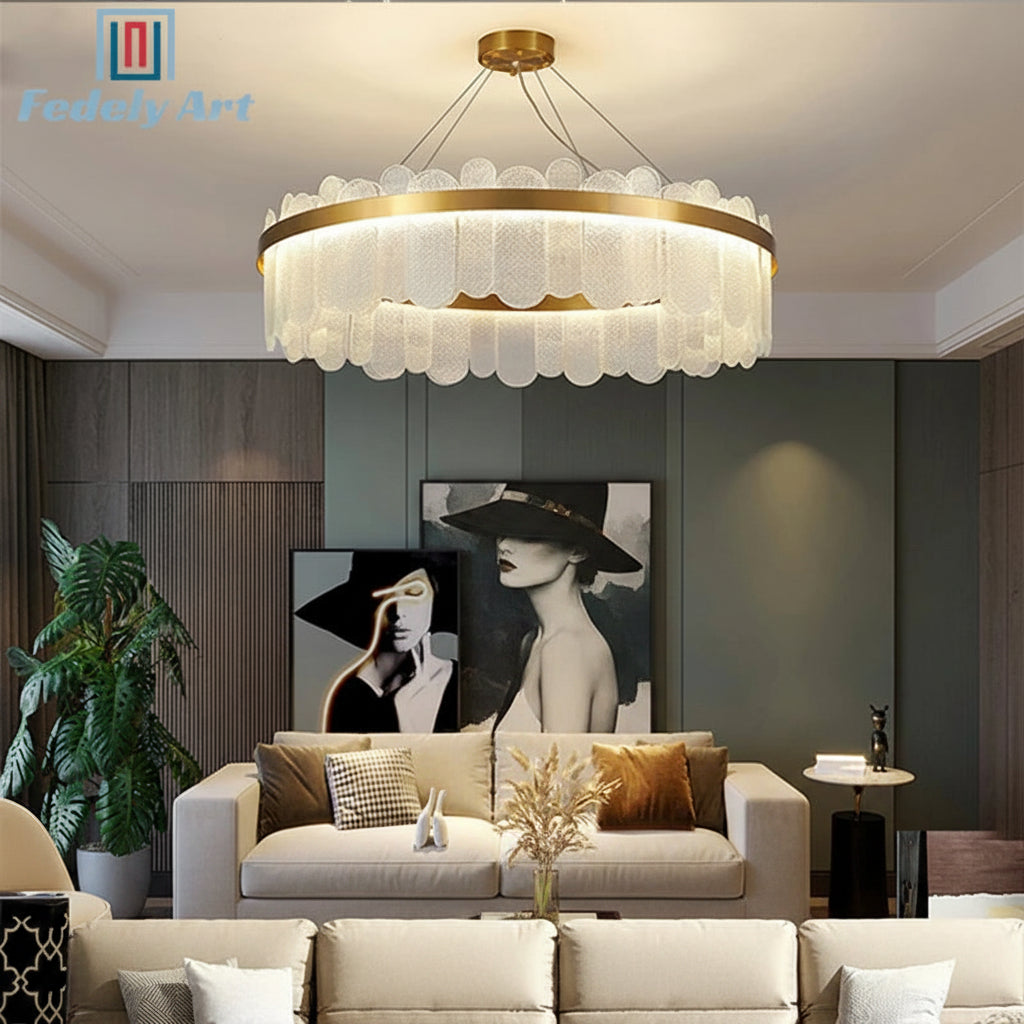 Luminaire Suspendu Lustre Cristal Modern