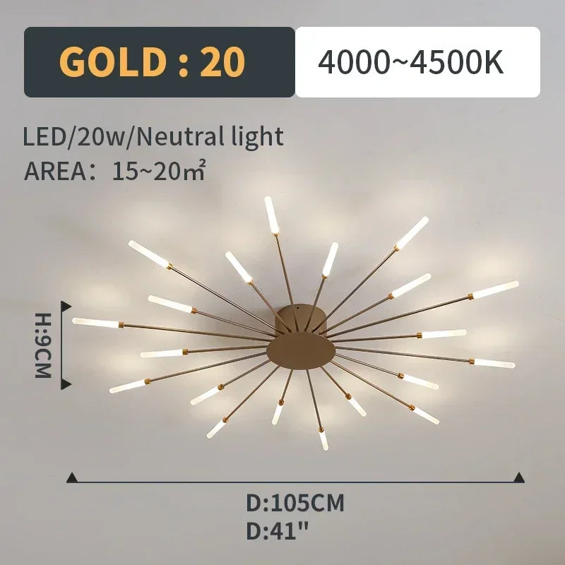 Plafonnier LED Moderne