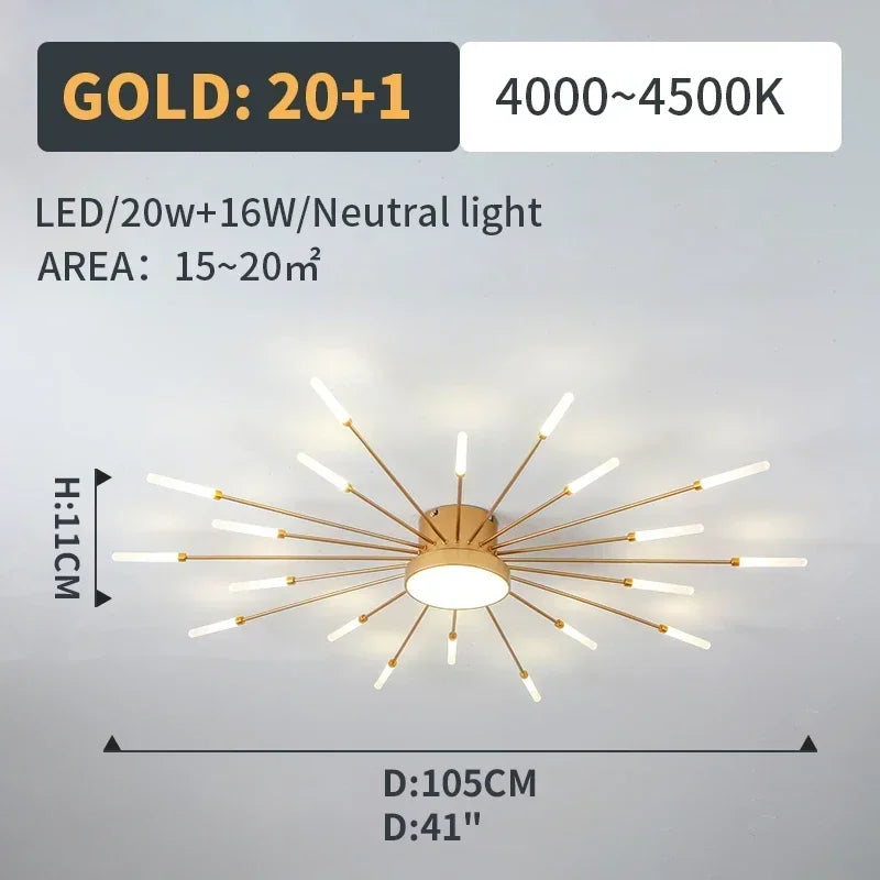 Plafonnier LED Moderne