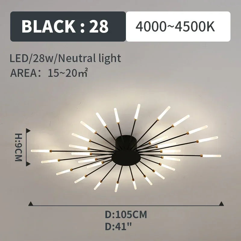 Plafonnier LED Moderne