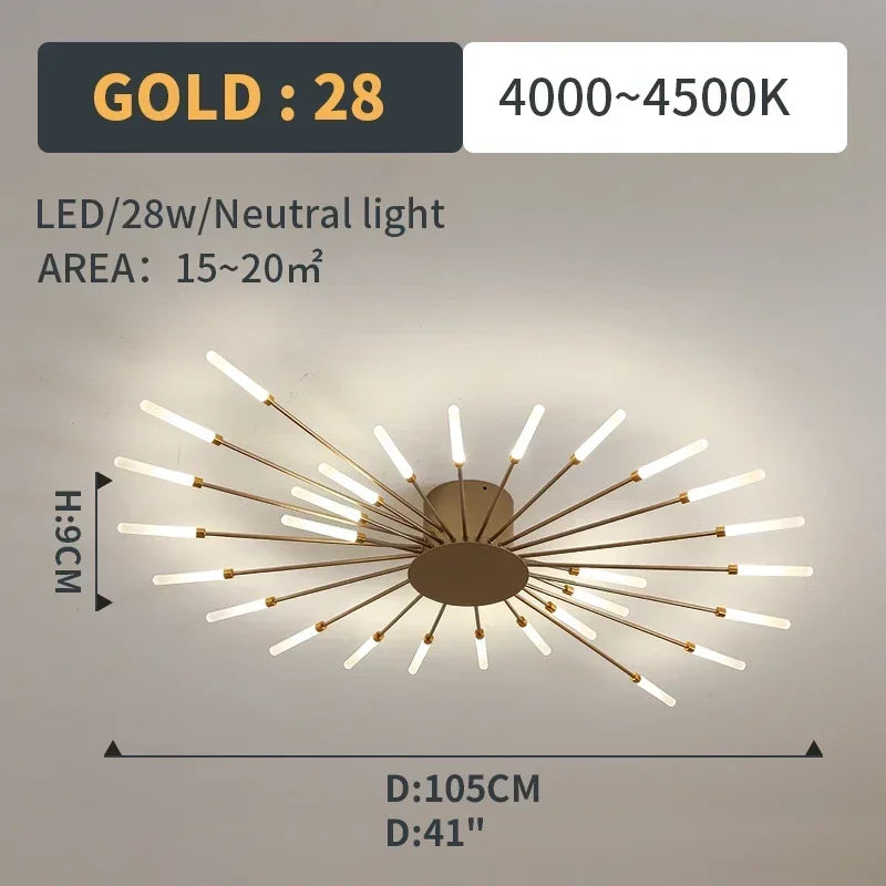 Plafonnier LED Moderne