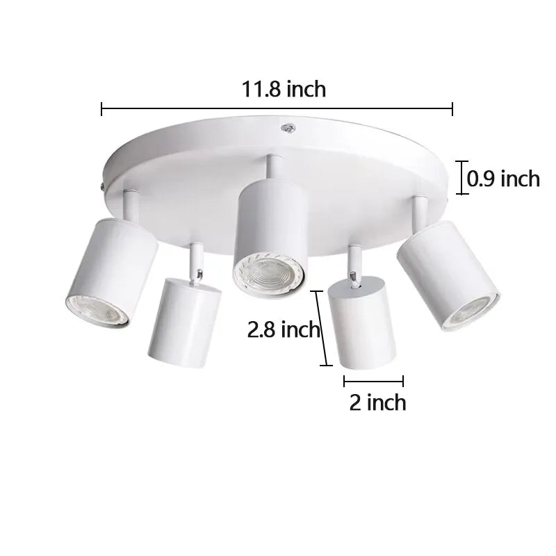 Plafonnier Spot LED GU10 Orientable