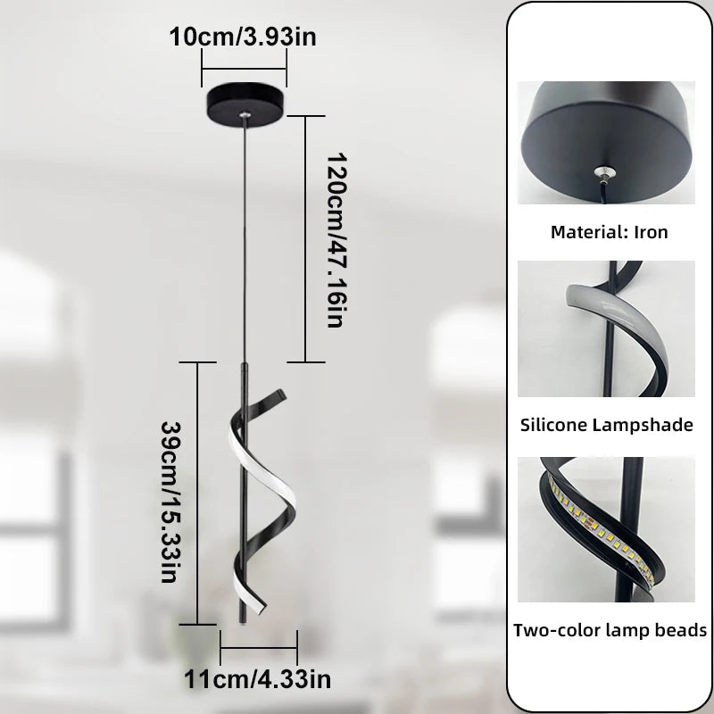 Luminaire Spiral LED