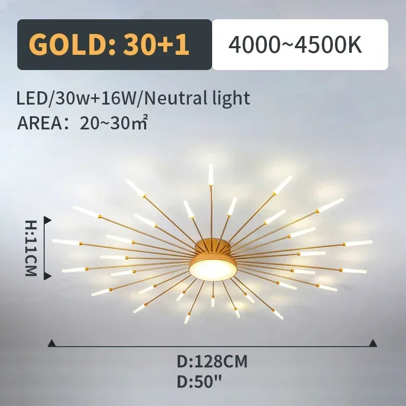 Plafonnier LED Moderne